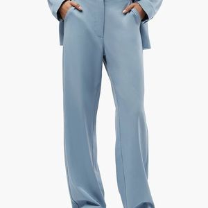 Stormy Blue Relaxed Wide Leg Pant US 2